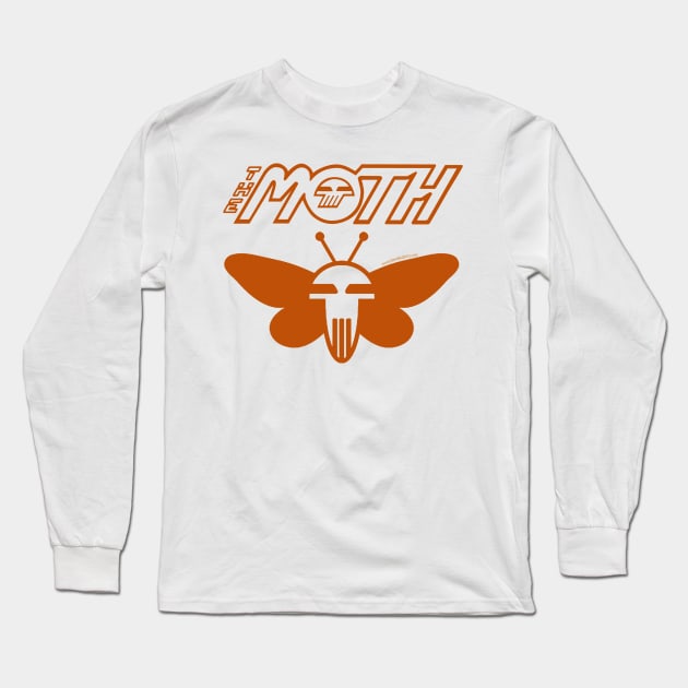 Moth Logo Long Sleeve T-Shirt by Steve Rude the Dude